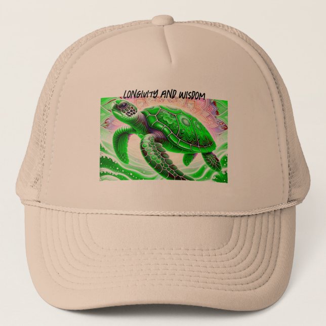 Sea turtle  trucker hat (Front)