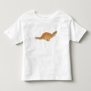 Sea Turtle under Water - transparent. Toddler T-shirt