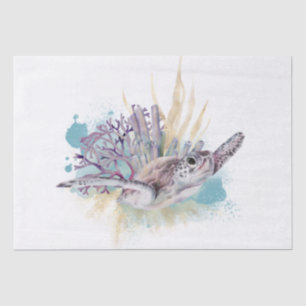 Sea Turtle Watercolor Tissue Paper