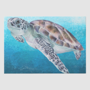 Sea Turtle Watercolor Tissue Paper