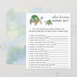 Sea Turtle - Who knows mommy best game