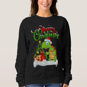 Sea Turtle Xmas Decorations Santa Sea Turtle Chri Sweatshirt