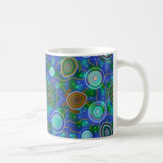 Sea turtles and jellyfish. Animals of the Ocean Coffee Mug