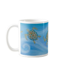 Sea Turtles Artwork - ceramic mug
