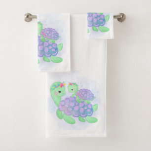 Sea Turtles Bath Towel Set
