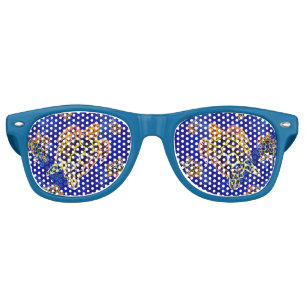 Sea Turtles Batik African Art Retro Sunglasses