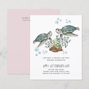 Sea Turtles Beach Wedding