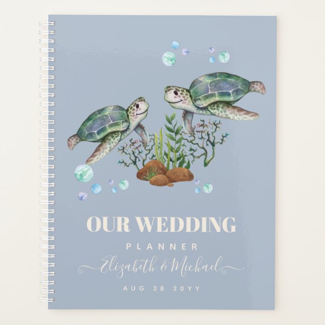 Sea Turtles Beach Wedding Planner (Front)