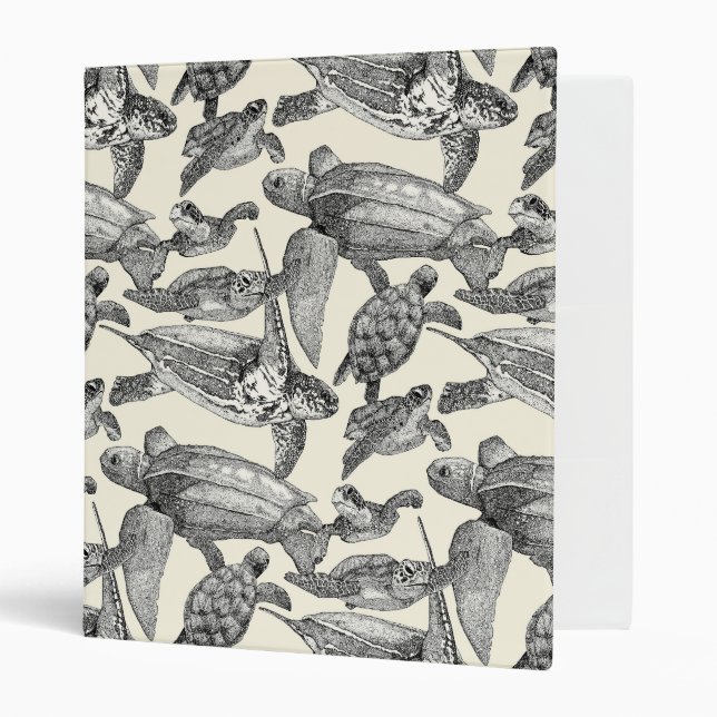 sea turtles black pearl binder (Front/Inside)