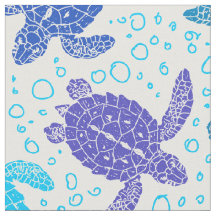 Sea turtles blue.