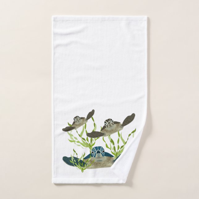 Sea Turtles Hand Towels (Hand Towel)
