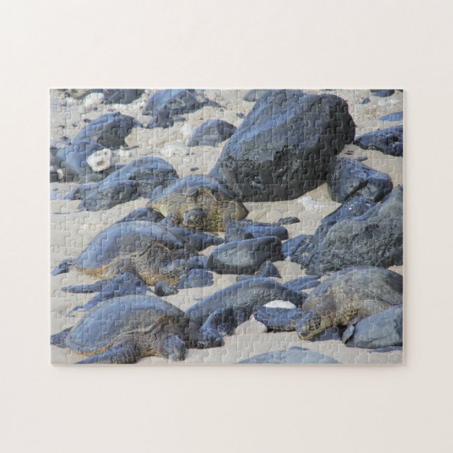 Sea Turtles in Maui Jigsaw Puzzle (Horizontal)