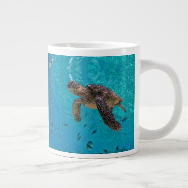 Sea Turtles Large Coffee Mug (Right)