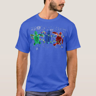Sea Turtles Lover Xmas Gifts Sea Turtle Christmas  T-Shirt