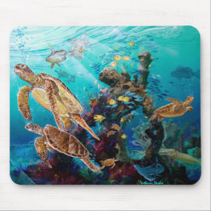 Sea Turtles Mouse Pad