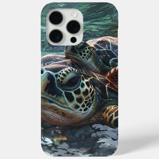 Sea Turtles Ocean Underwater Case-Mate iPhone Case (Back)