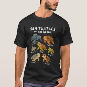Sea Turtles of the World Educational Animal Collec T-Shirt