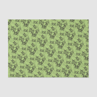 Sea Turtles on Green Tissue Paper