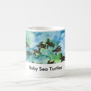 sea_turtles_painting, Baby Sea Turtles Coffee Mug