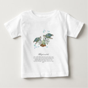 SEA TURTLES Personalized Baby T-Shirt