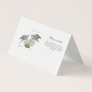 SEA TURTLES Personalized Business Card