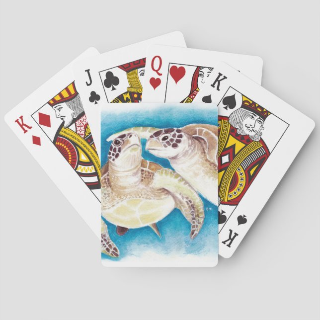 Sea Turtles Playing Cards (Back)