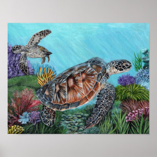 Sea Turtles Poster