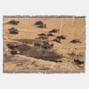 Sea Turtles Throw Blanket