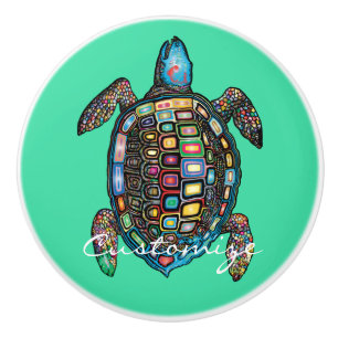 Sea Turtles Thunder_Cove Ceramic Knob