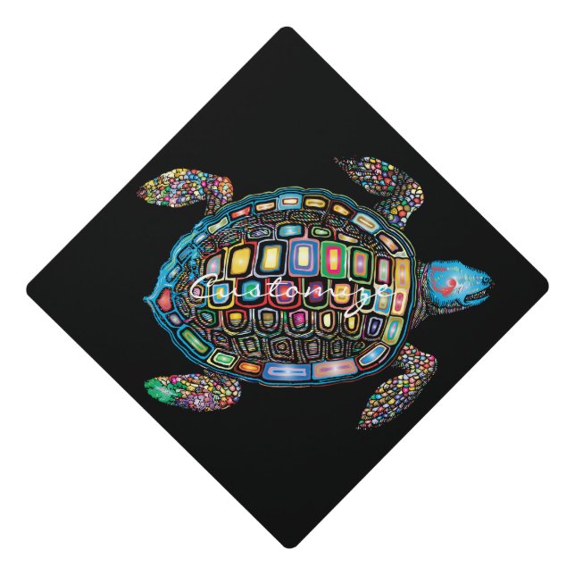 Sea Turtles Thunder_Cove Graduation Cap Topper (Front)