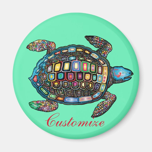 Sea Turtles Thunder_Cove Magnet (Front)