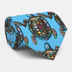 Sea Turtles Thunder_Cove Tie