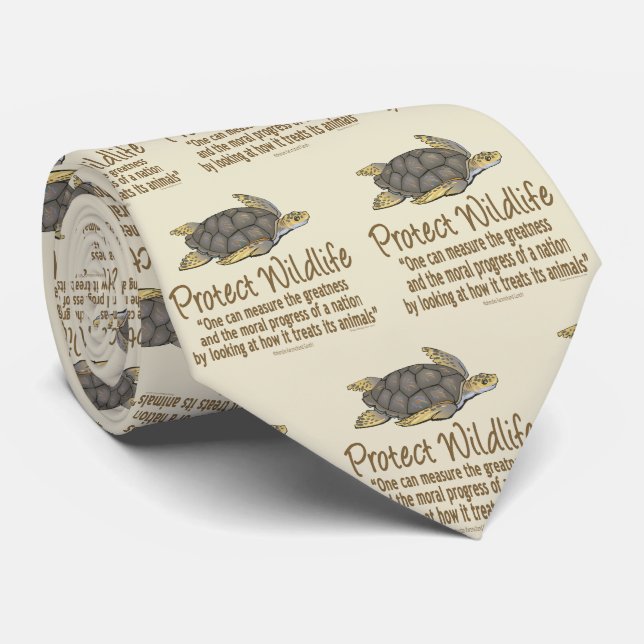 Sea Turtles Tie (Rolled)