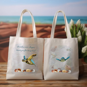 Sea Turtles Wedding Favours Hotel Bags