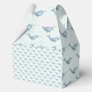 Sea Unicorn Narwhal  Favor Box