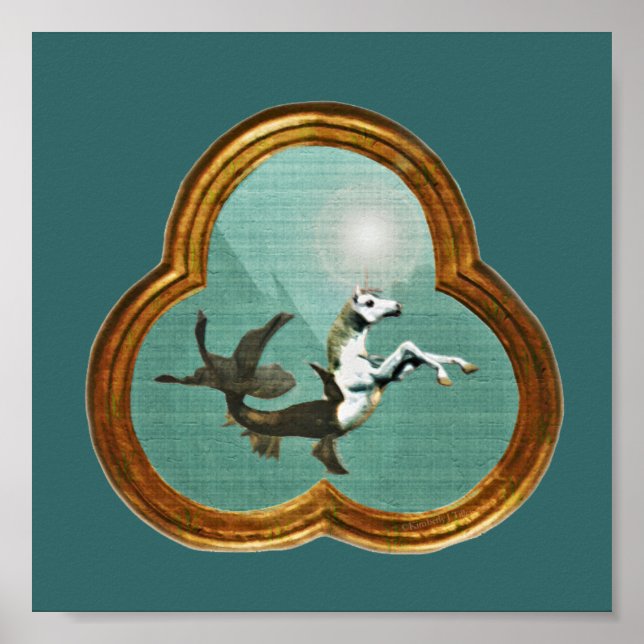 Sea Unicorn Print (Front)