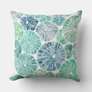 sea urchin hawaiian uni throw pillow