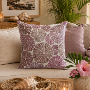 sea urchin hawaiian uni throw pillow