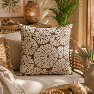 sea urchin hawaiian uni throw pillow