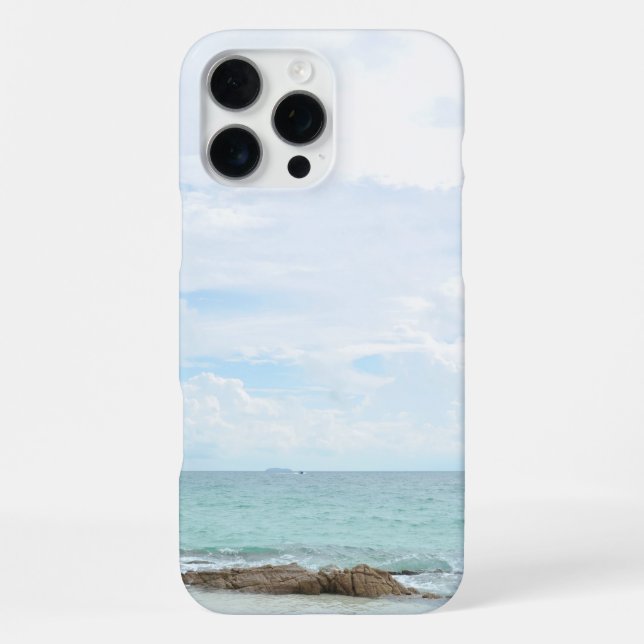 Sea View and Rocks iPhone Case (Back)