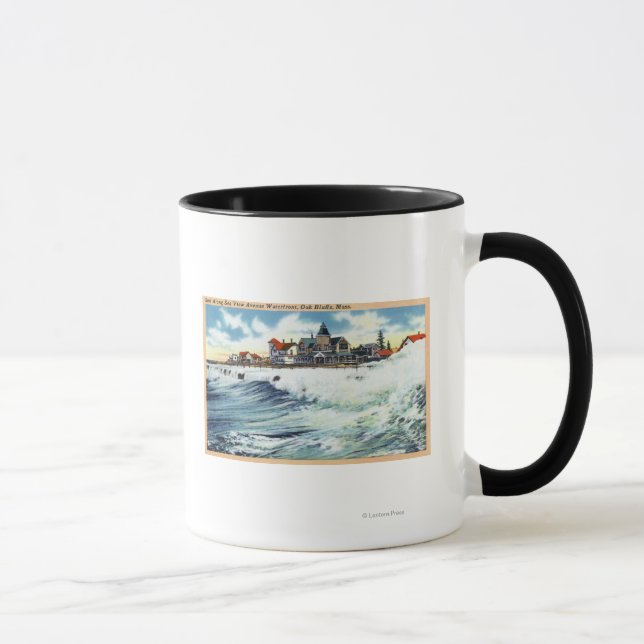 Sea View Avenue Waterfront View of the Surf Mug (Right)