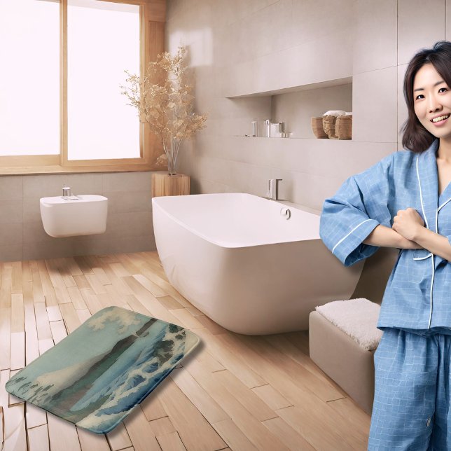 Sea view  - famous Japanese art Bath Towel Set (Creator Uploaded)