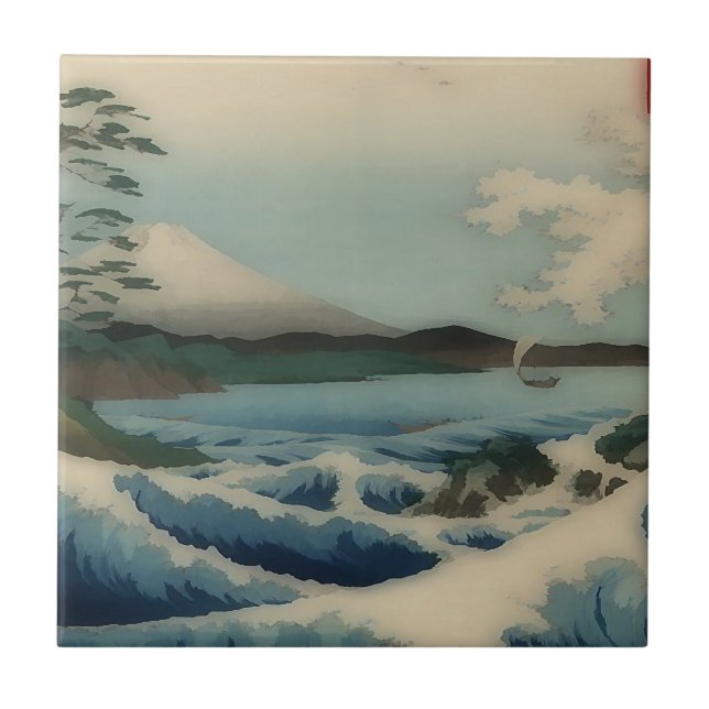 Sea view from Satta Point Tile (Front)