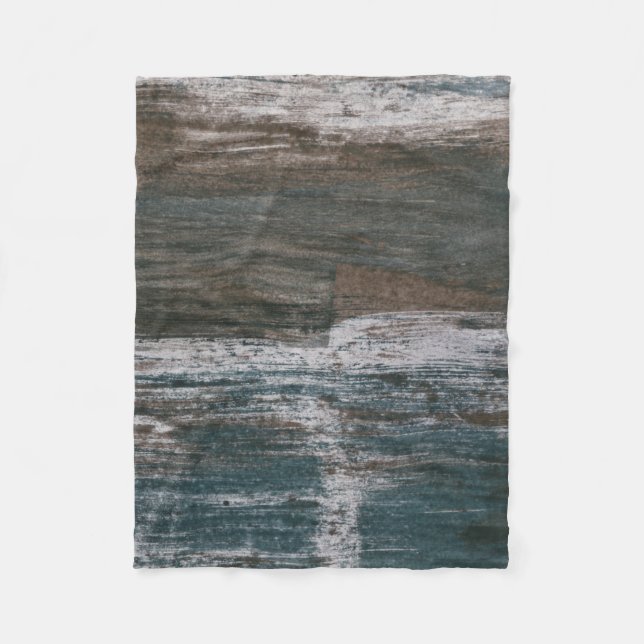Sea Wall II Fleece Blanket (Front)