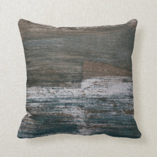 Sea Wall II Throw Pillow
