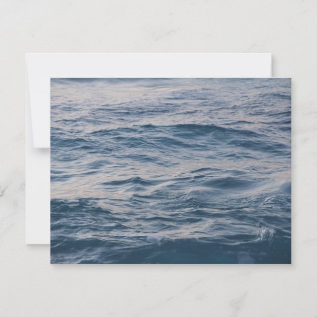 Sea Water Close-up Save The Date (Front)
