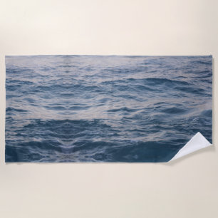 Sea water closeup  beach towel