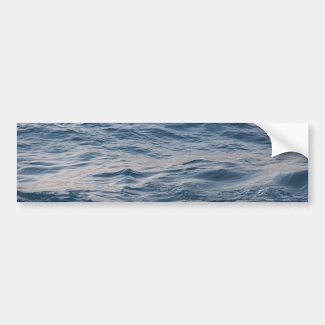 Sea water closeup bumper sticker (Front)