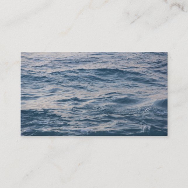 Sea water closeup  calling card (Front)