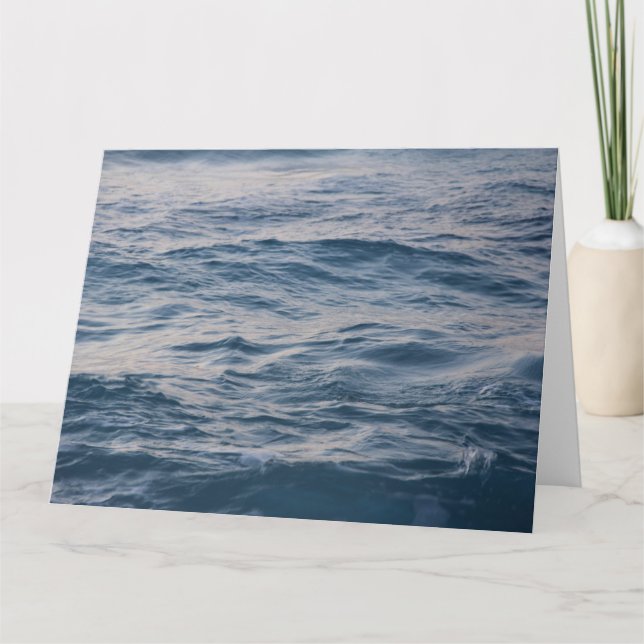 Sea water closeup card (Front)